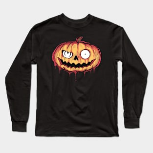 Pumpkin head Long Sleeve T-Shirt